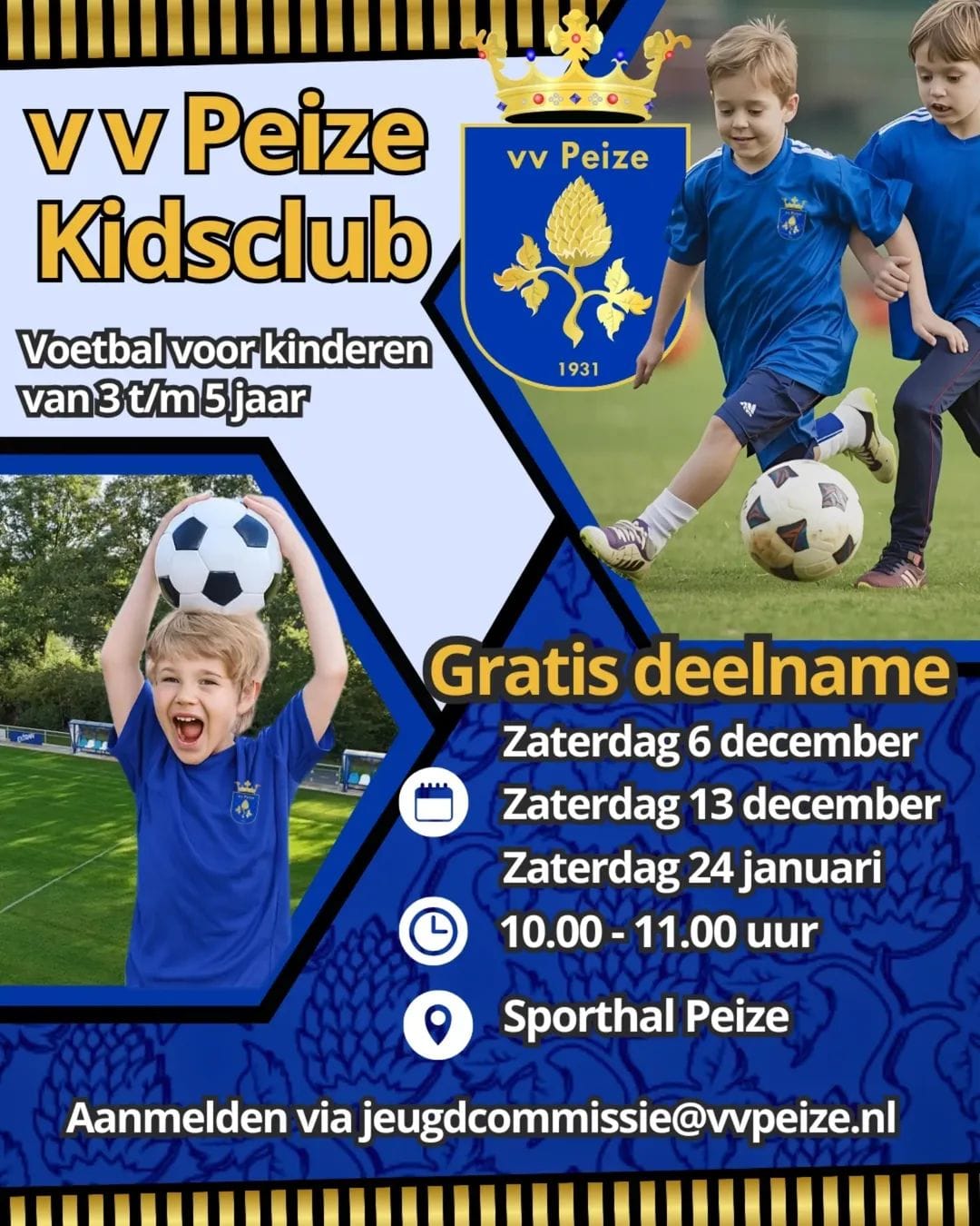 Nieuwe data Kidsclub
