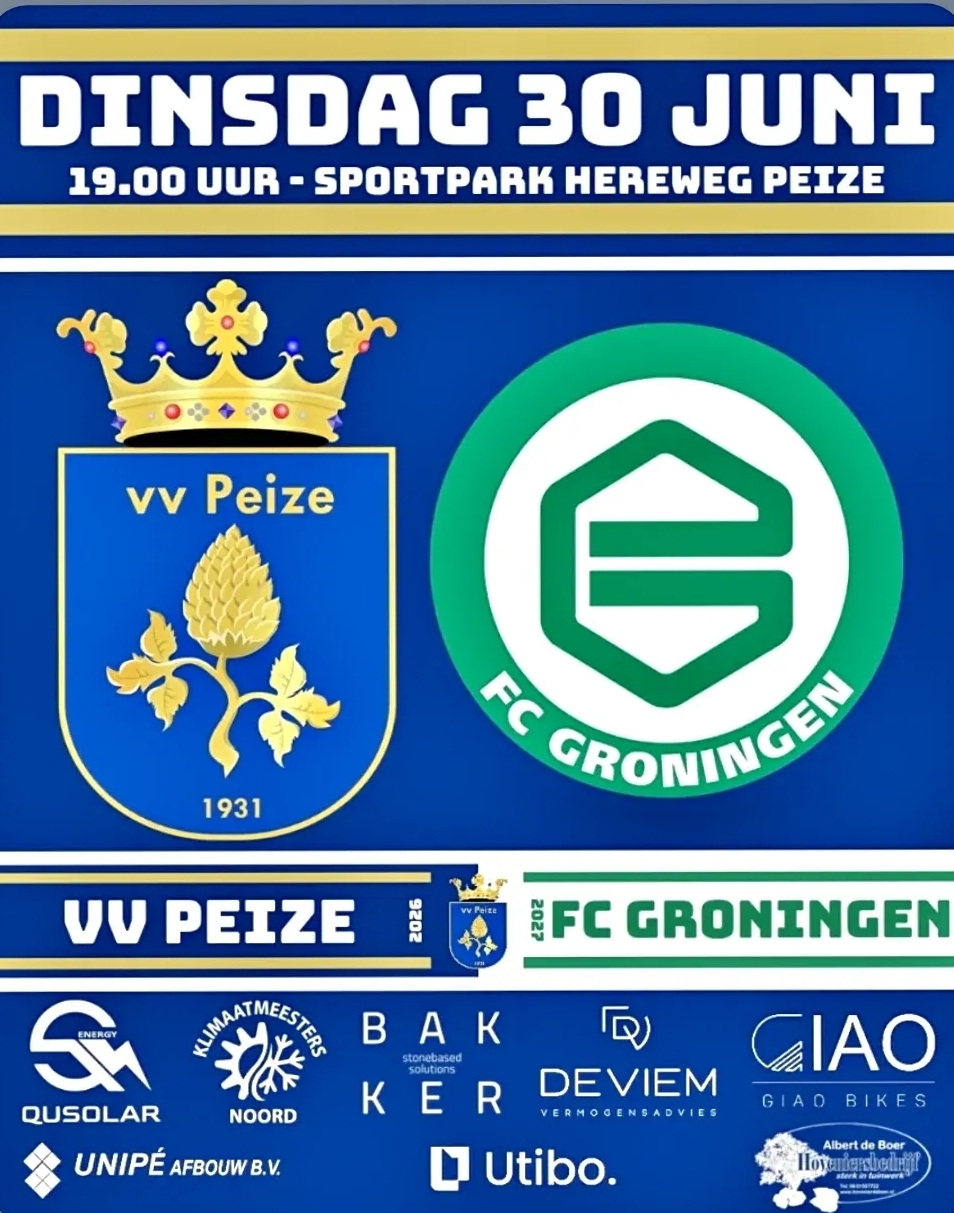 DE TROTS VAN HET NOORDEN OPENT TEGEN DE TROTS VAN NOORDENVELD