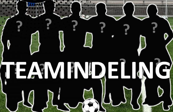 Voorlopige indeling senioren en dames 1
